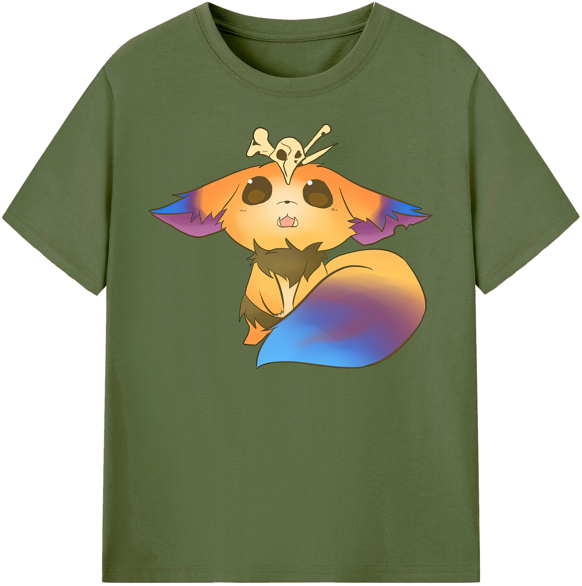 リーグ・オブ・レジェンド League of Legends LOL 綿100％半袖Tシャツ（フロントプリント）